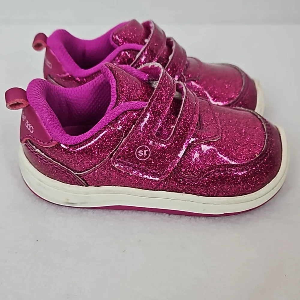 Stride Rite Glitter Pink Toddler Shoes